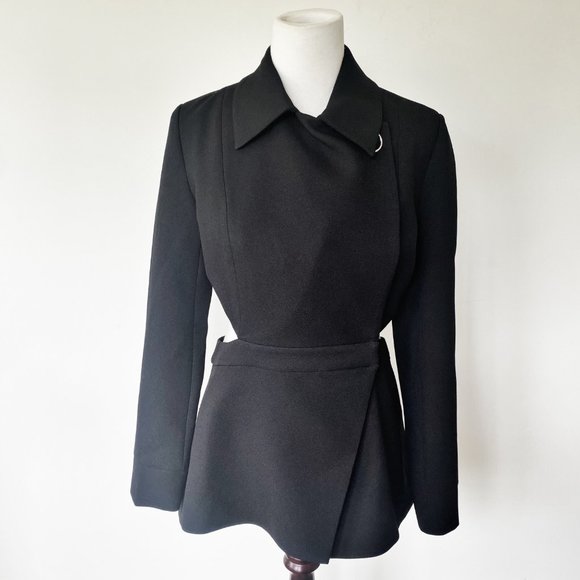 Misha Collection Open Back Jacket Blazer Black - Picture 2 of 11